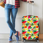 Tropical Fruit Leaf Pattern Print Luggage Cover GearFrost