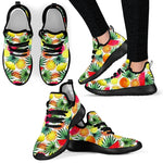 Tropical Fruit Leaf Pattern Print Mesh Knit Shoes GearFrost