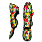 Tropical Fruit Leaf Pattern Print Muay Thai Shin Guard