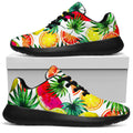 Tropical Fruit Leaf Pattern Print Walking Shoes