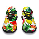 Tropical Fruit Leaf Pattern Print Sport Shoes GearFrost