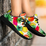 Tropical Fruit Leaf Pattern Print Sport Shoes GearFrost