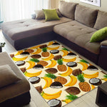 Tropical Fruits Pattern Print Area Rug GearFrost
