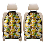 Tropical Fruits Pattern Print Car Seat Organizers