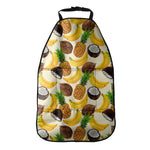 Tropical Fruits Pattern Print Car Seat Organizers