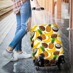 Tropical Fruits Pattern Print Luggage Cover GearFrost