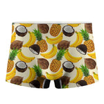 Tropical Fruits Pattern Print Men's Boxer Briefs