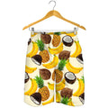 Tropical Fruits Pattern Print Men's Shorts