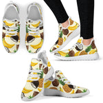 Tropical Fruits Pattern Print Mesh Knit Shoes GearFrost
