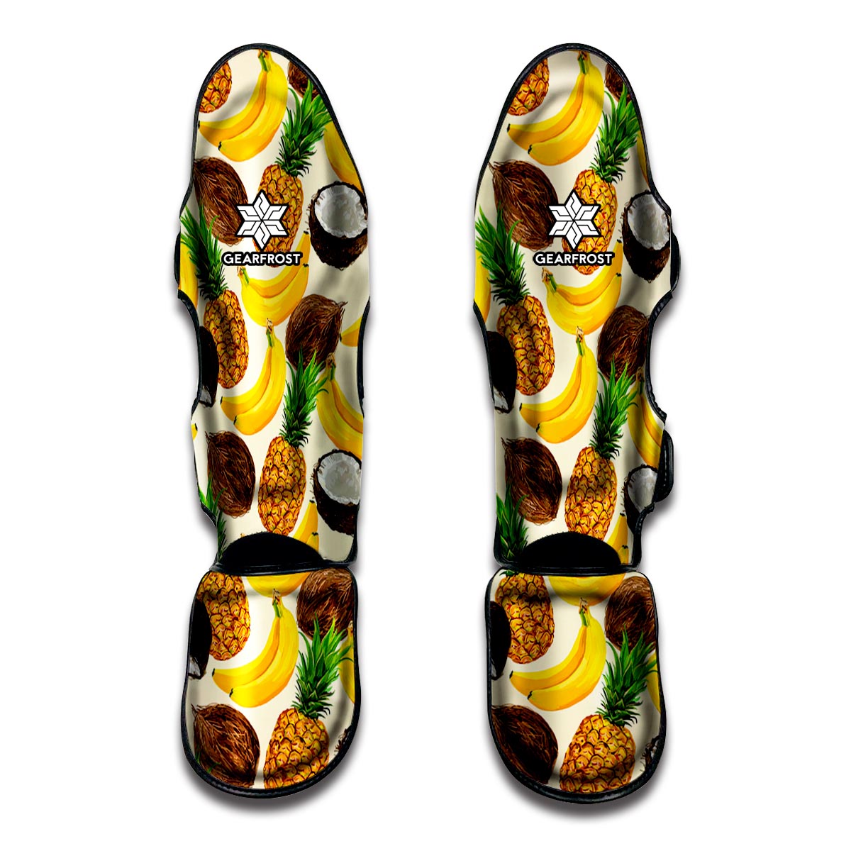 Tropical Fruits Pattern Print Muay Thai Shin Guard