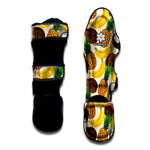 Tropical Fruits Pattern Print Muay Thai Shin Guard