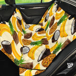 Tropical Fruits Pattern Print Pet Car Back Seat Cover