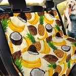 Tropical Fruits Pattern Print Pet Car Back Seat Cover