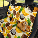 Tropical Fruits Pattern Print Pet Car Back Seat Cover