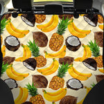Tropical Fruits Pattern Print Pet Car Back Seat Cover