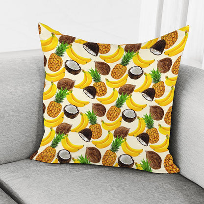 Tropical Fruits Pattern Print Pillow Cover