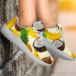 Tropical Fruits Pattern Print Sport Shoes GearFrost