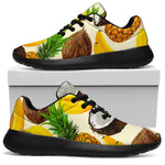 Tropical Fruits Pattern Print Sport Shoes GearFrost