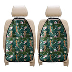 Tropical Giraffe Pattern Print Car Seat Organizers
