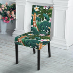 Tropical Giraffe Pattern Print Dining Chair Slipcover
