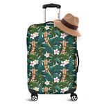 Tropical Giraffe Pattern Print Luggage Cover