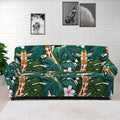 Tropical Giraffe Pattern Print Sofa Cover