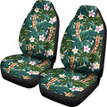 Tropical Giraffe Pattern Print Universal Fit Car Seat Covers
