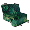 Tropical Green Leaves Print Pet Car Back Seat Cover