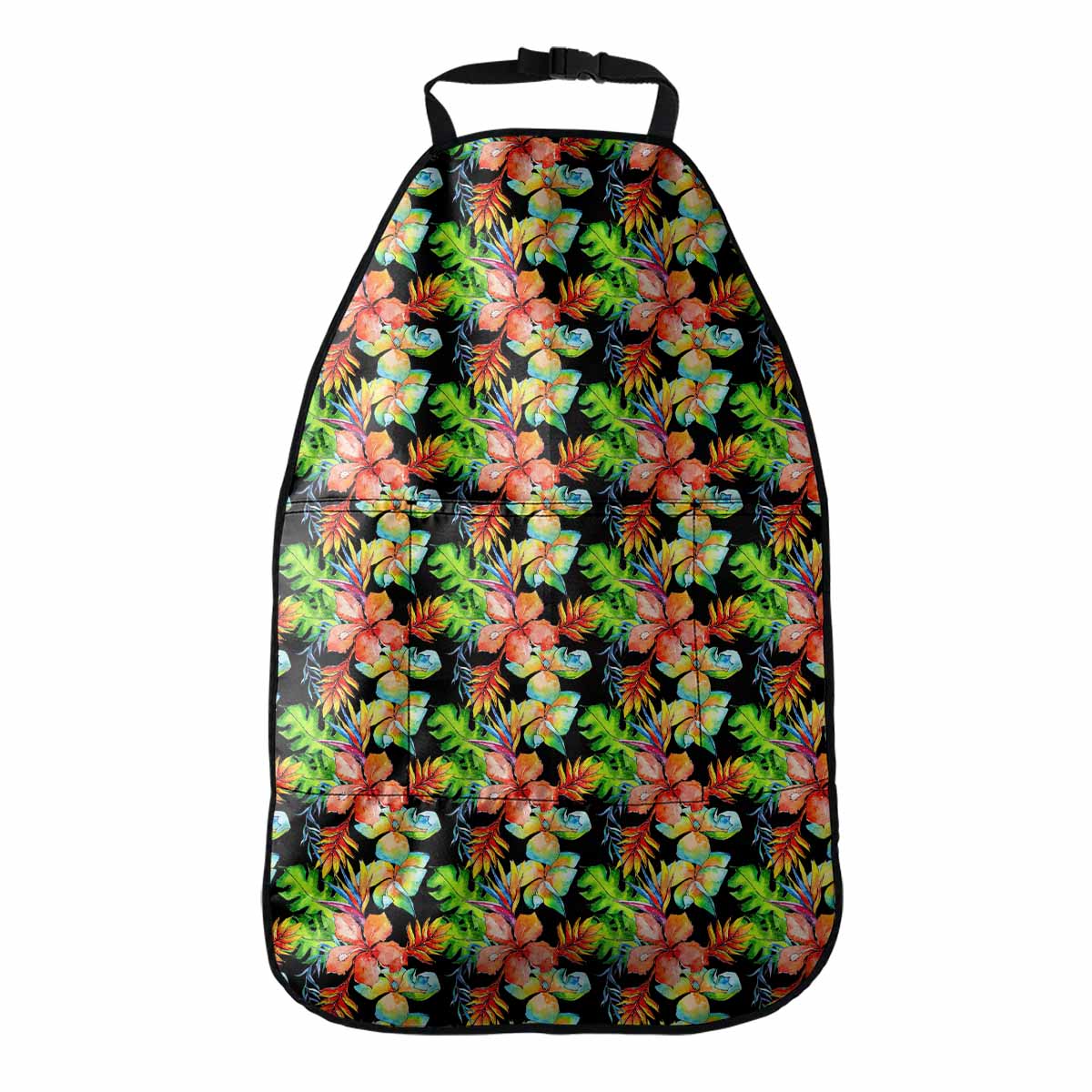 Tropical Hawaii Flowers Pattern Print Car Seat Organizers