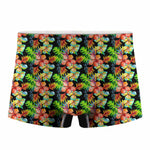 Tropical Hawaii Flowers Pattern Print Men's Boxer Briefs