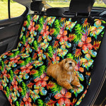 Tropical Hawaii Flowers Pattern Print Pet Car Back Seat Cover