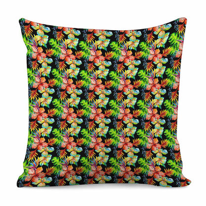 Tropical Hawaii Flowers Pattern Print Pillow Cover