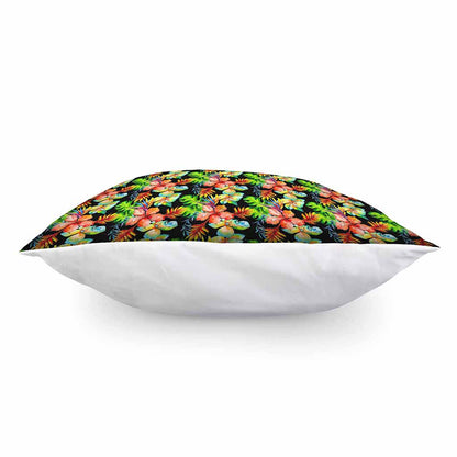 Tropical Hawaii Flowers Pattern Print Pillow Cover