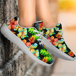 Tropical Hawaii Flowers Pattern Print Sport Shoes GearFrost