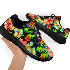 Tropical Hawaii Flowers Pattern Print Sport Shoes GearFrost