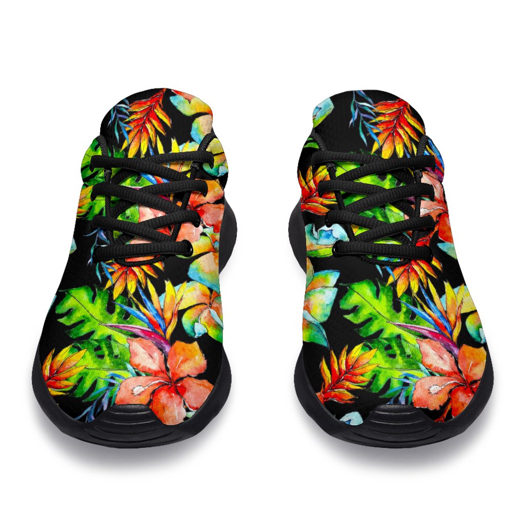 Tropical Hawaii Flowers Pattern Print Sport Shoes GearFrost