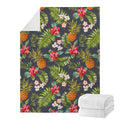 Tropical Hawaii Pineapple Pattern Print Blanket