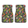 Tropical Hawaii Pineapple Pattern Print Front Car Floor Mats
