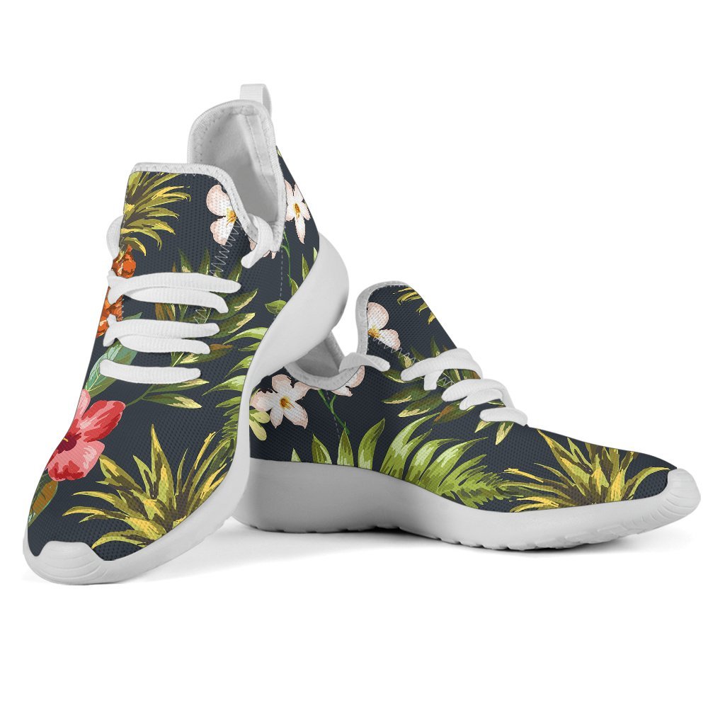 Tropical Hawaii Pineapple Pattern Print Mesh Knit Shoes GearFrost