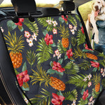 Tropical Hawaii Pineapple Pattern Print Pet Car Back Seat Cover