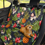 Tropical Hawaii Pineapple Pattern Print Pet Car Back Seat Cover