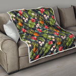 Tropical Hawaii Pineapple Pattern Print Quilt