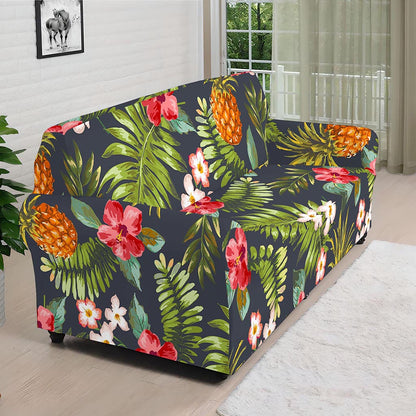 Tropical Hawaii Pineapple Pattern Print Sofa Cover