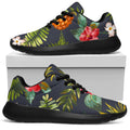 Tropical Hawaii Pineapple Pattern Print Walking Shoes