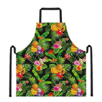 Tropical Hawaiian Fruits Pattern Print Apron