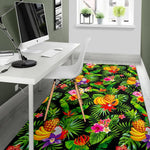 Tropical Hawaiian Fruits Pattern Print Area Rug GearFrost