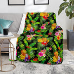 Tropical Hawaiian Fruits Pattern Print Blanket