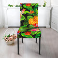 Tropical Hawaiian Fruits Pattern Print Dining Chair Slipcover