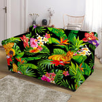 Tropical Hawaiian Fruits Pattern Print Loveseat Slipcover