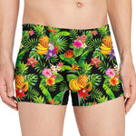 Tropical Hawaiian Fruits Pattern Print Men's Boxer Briefs